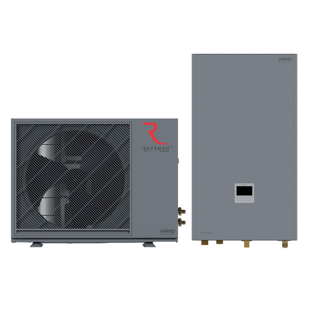 KP-bda12faa_1_3ebdf38eb3244a8aabe77a418656c1f5.jpg "Rotenso Airmi Split Wi-Fi" 10 kW šilumos siurblys oras-vanduo - pilkas - Vaizdas 1